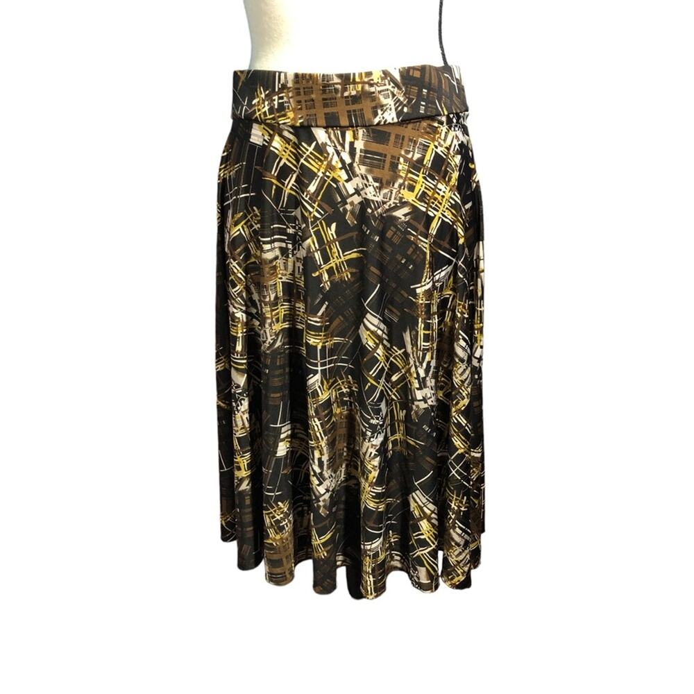 Jon & Anna NY abstract pull on skirt XL